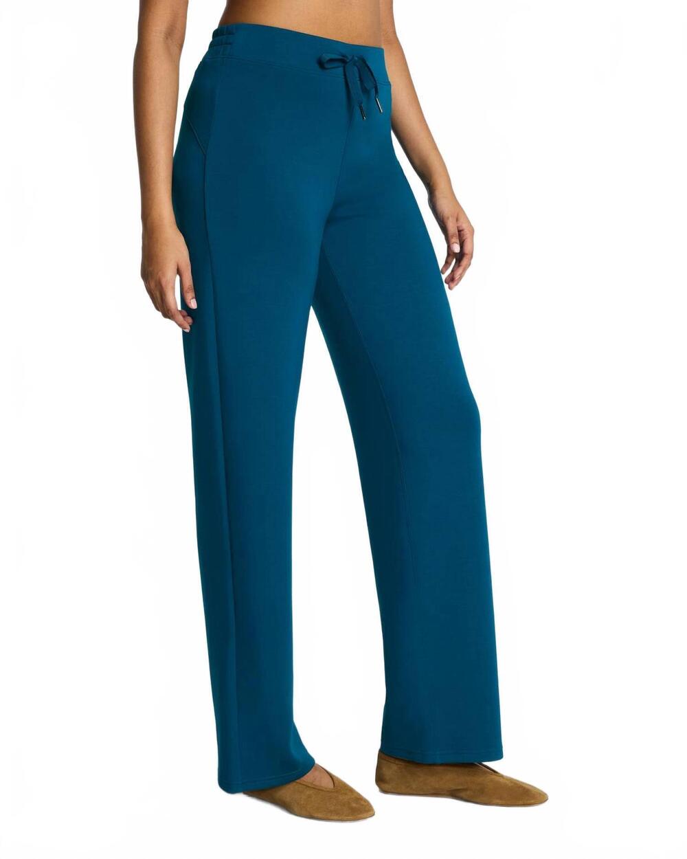 NEW SPANX women's straight leg pant in deep cove